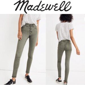 Madewell High Rise Skinny Button Front Edition Size 25
